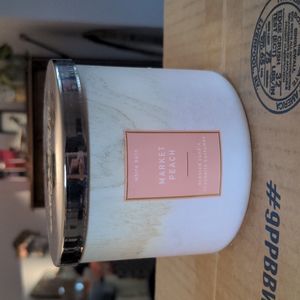 B&BW Market Peach 3-wick candle